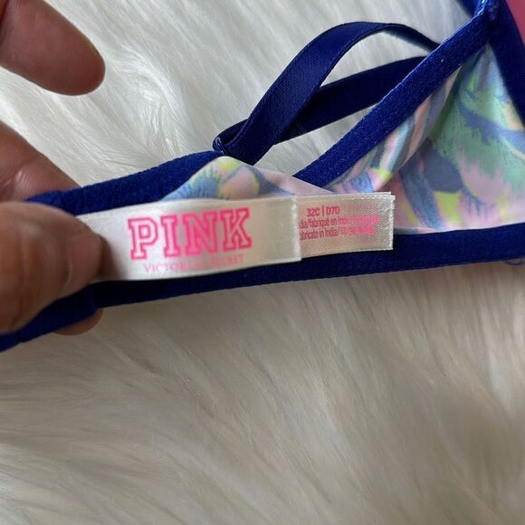 PINK Victoria’s Secret Wear Everywhere T-Shirt Lightly Lined Bra 32C - Picture 4 of 6